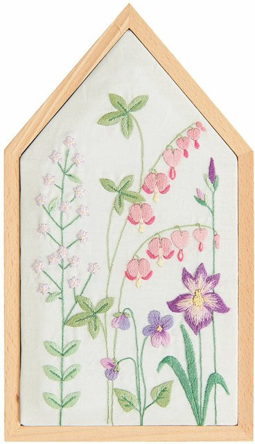 Rico Design Stickpackung mit vorgezeichneter Frühlingshaften Blumenwiese - Bild 1