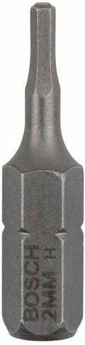 Bosch Sechskant-Bit 2mm extra hart aus Edelstahl, 3 Stück, grau - Bild 1