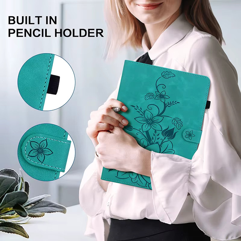 Lederhülle für Lenovo Idea Tab 11 Zoll K10C K11 Plus Case Y700 5. 4. Generation 2025 Xiaoxin PAD PRO 12.7 in Blau - Bild 3