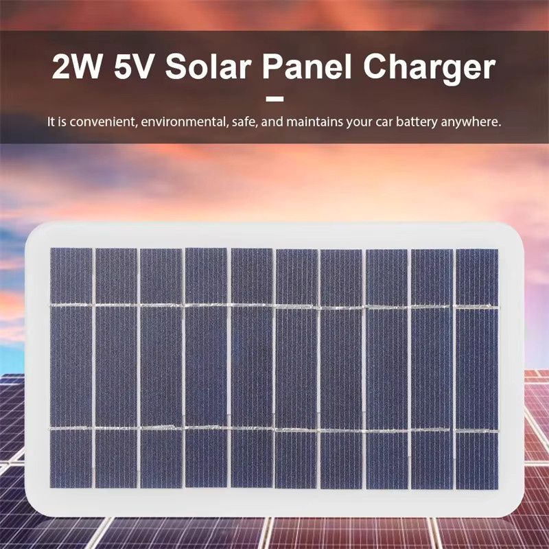 Tragbares 2W Solarpanel mit USB Typ-C Anschluss, flexibles Mini-Solar-Kit für Camping und Wandern, IP65 wasserdicht - Bild 3