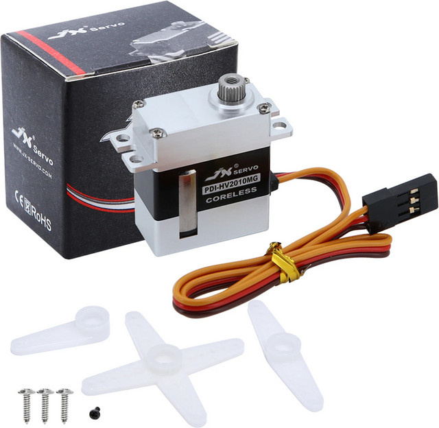 JX Digital PDI-HV2010MG Mini Servo, 11 kg High Torque, kernloser Motor - Bild 1