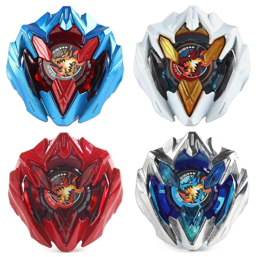 TAKARA TOMY UX-Serie rotierendes Metallgyroskop mit Gyro-Launcher, rot - Bild 2