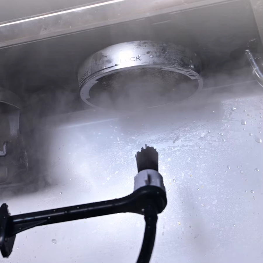 APWIKOGER Kaffeemaschinen-Dampfreinigungsbürste in Schwarz für Espressomaschinen - Bild 5