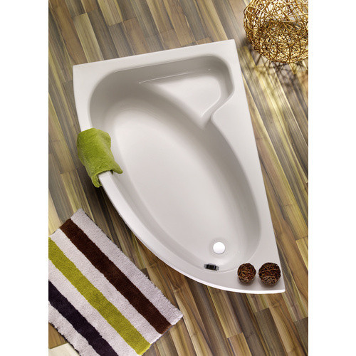 OTTOFOND Eck-Badewanne Salina B in Weiß, Viertelkreis, Einbau, B/T/H: 150 x 97 x 42 cm - Bild 2