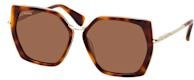 Max Mara MM 0136 Sonnenbrille, Quadratisch, Vollrand, Braun, Damen - Bild 1