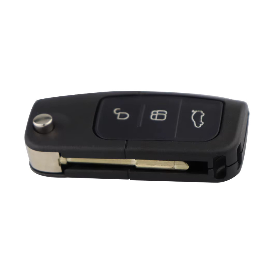 Yiqixin Ersatzschlüssel mit 433MHz und D60 Chip für Ford Focus MK2, Fiesta, Mondeo, Ranger, Fusion, S-Max und Galaxy in Schwarz - Bild 3