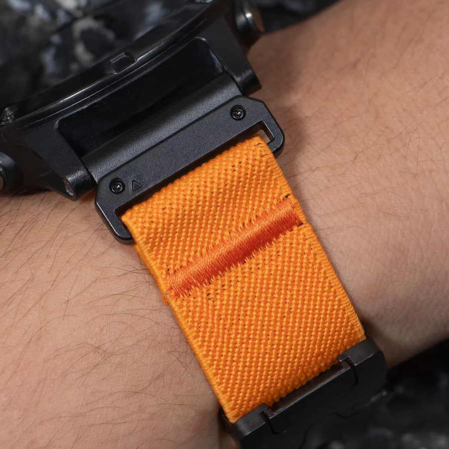 CHIICSMART Uhrenarmband Nylon, Schwarz, Unisex - Bild 2