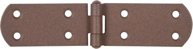 GAH Alberts Duravis Kistenband Piano-Scharnier aus Stahl, Rostbraun, B: 15,6 cm, H: 3,5 cm, T: 2,0 mm - Bild 1