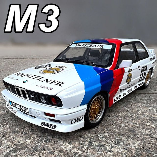 MAKEDA M3 GTR M4 Diecast Auto, 1:24, Metall, mit Licht und Sound - Bild 1