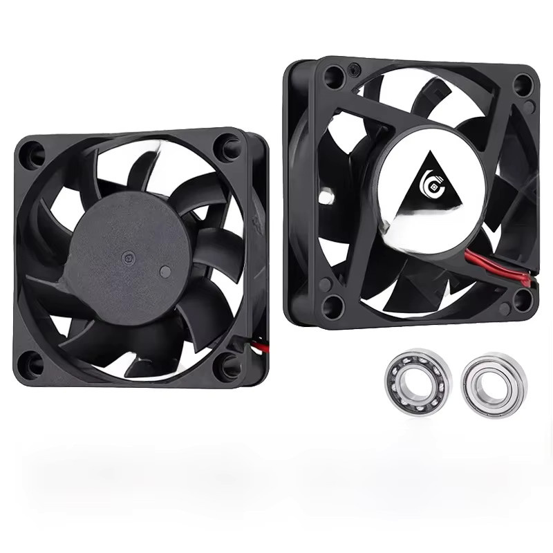 Gdstime Axiallüfter 6015 Schwarz, bürstenloser DC-Abluftlüfter für PC und CPU-Kühlung, B/T/H: 6,0 x 6,0 x 1,5 cm - Bild 5