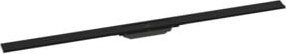 Hansgrohe RainDrain Flex Duschrinne als Fertigset in Schwarz Matt, Edelstahl, Breite: 120 cm - Bild 1
