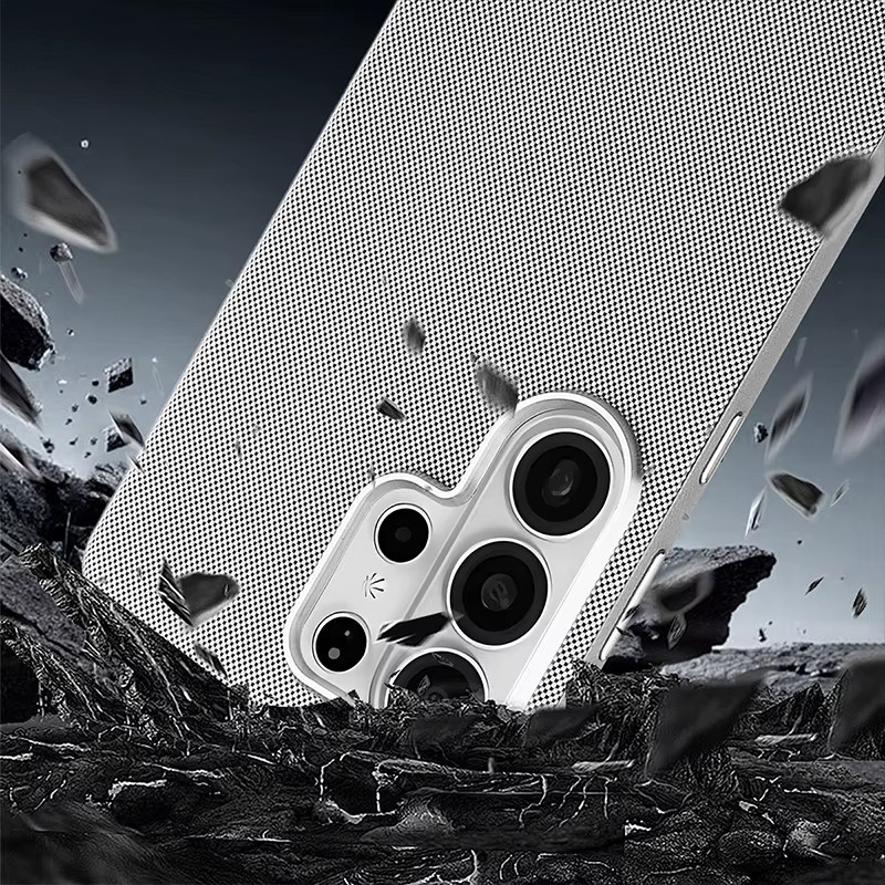 MagSafe kompatible TechWoven Hülle für Samsung Galaxy S26 Ultra, S26 Edge, S25, S24 und S23 mit magnetischer kabelloser Ladefunktion in Schwarz und Grau - Bild 3
