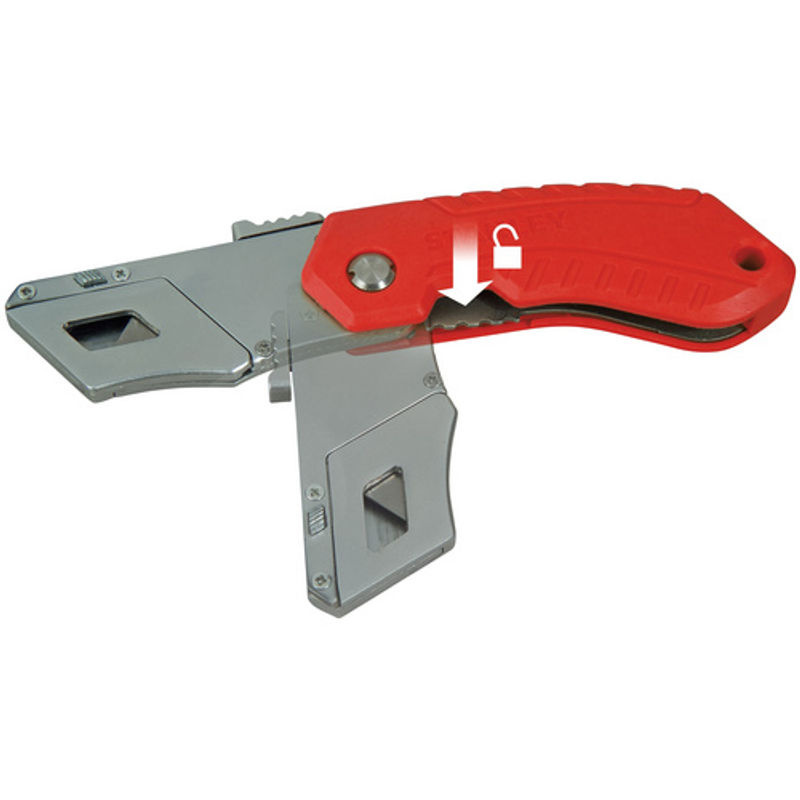 Stanley Sicherheits-Klappmesser mit 18mm Snap-Off Klinge in Rot - Bild 5