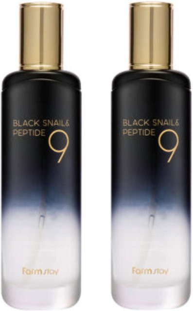 FARM STAY Black Snail & Peptide 9 Toner, 120 ml, für trockene Haut - Bild 1