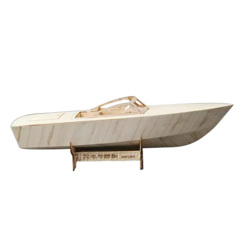 goni Fernbedienung Yacht, Holzboot Kit DIY Modell Montagesatz, Holz - Bild 1