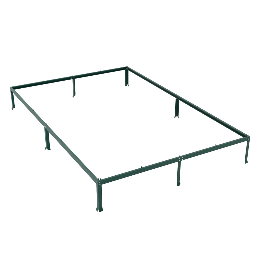 Vitavia Stahlfundament 9900 für Gewächshäuser in Smaragdgrün, B/T/H: 379 x 254 x 6 cm - Bild 3