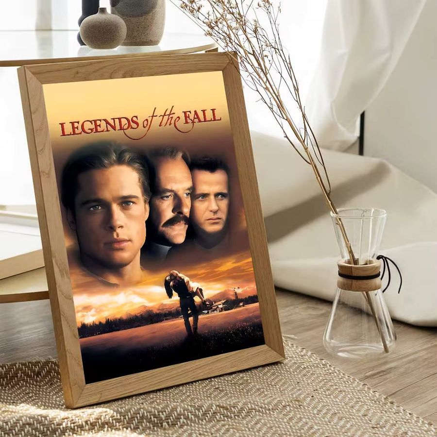Filmlegenden des Herbstes (1994) Seiden-DIY-Klebeposter in Weiß für nordische Heimdekoration - Bild 5