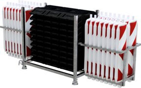 Schake Beacon Bakenset 36NOXP2-SET1 mit Stapelpalette in Weiß - Bild 1