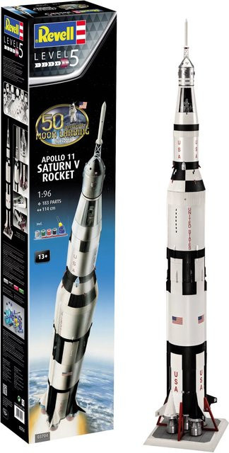 Revell Apollo 11 Saturn V Rocket, Raumfahrtmodell, 1:96, ab 13 Jahren - Bild 2
