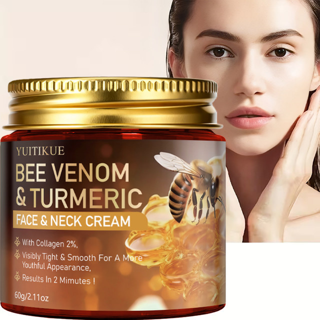 YUITIKUE Gesichtscreme mit Bienengift, Kurkuma und Kollagen, 60g - Bild 1