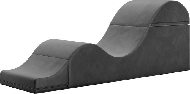Liberator Super Aria Flip Chaise aufklappbares Liebesmöbel in Schwarz - Bild 1