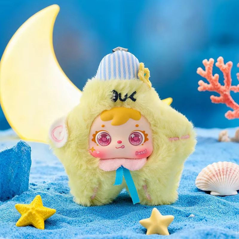 52TOYS Samuel Ocean Story Series Plüsch-Blindbox Multicolor Cartoon-Tierfigur als Schreibtisch-Ornament oder Schlüsselanhänger - Bild 2
