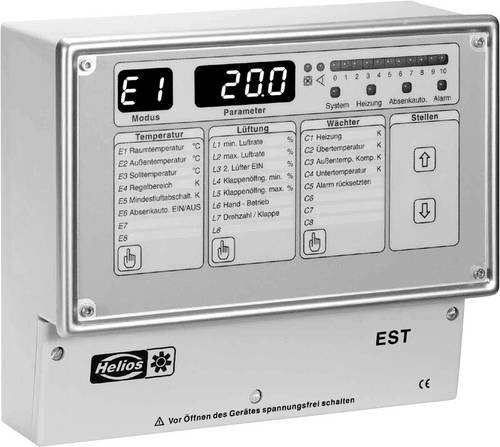 Helios EST Elektronischer Steuerthermostat für Ventilatoren in Weiß - Bild 1