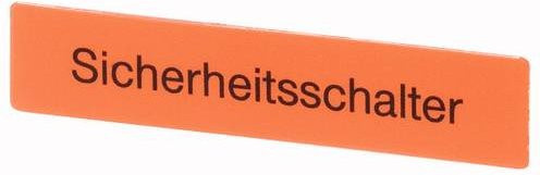 Eaton Bezeichnungsschild BS75X15-SI 084480 in Orange - Bild 1