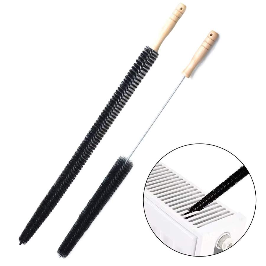 VIBRATITE Heizkörper-Reinigungsbürste und Staubwedel in Schwarz, Länge: 75 cm - Bild 3