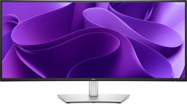 Dell Pro 34 Plus P3425WE Curved USB-C Hub Monitor, 86,7 cm (34,1 Zoll), IPS LED, QHD 3440 x 1440 Pixel, 21:9, DisplayPort, HDMI, USB-C, Schwarz-Silber-Grau - Bild 1