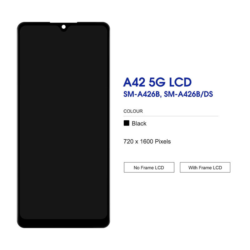 Samsung A42 5G LCD-Display mit Touchscreen-Digitizer-Einheit in Schwarz - Bild 3