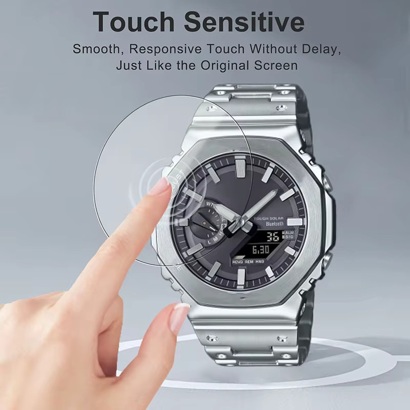 Casio Uhrenzubehör Displayschutzfolie, gehärtetes Glas, Unisex - Bild 3