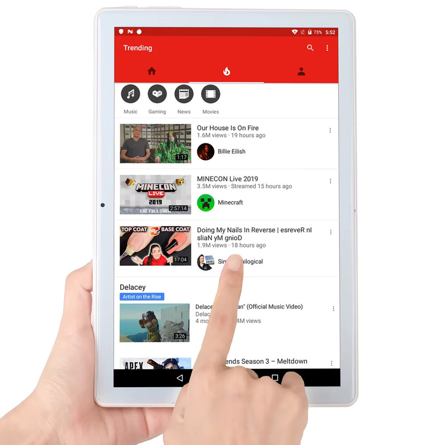 BDF Tablet-PC 10,1 Zoll Global Version mit Octa-Core, Android, 4GB RAM, 64GB ROM, Dual-SIM, 3G, WLAN und Bluetooth in Schwarz - Bild 2