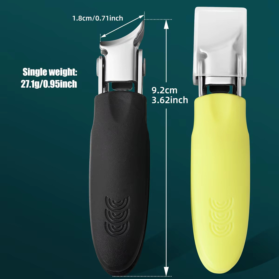 OLOEY Nagelknipser aus Edelstahl, glänzend, für Füße, Unisex - Bild 5