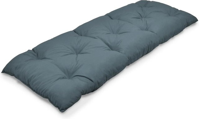Beautissu Bankauflage Flair in Taubenblau, B/T/H: 180 x 50 x 10 cm - Bild 1