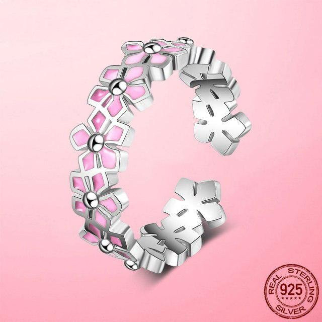 YIRAN Jewelry Ehering 925 Silber, Zirkonia, Damen - Bild 1