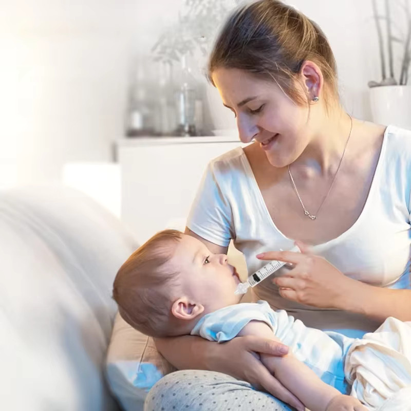 Professioneller Nasensauger für Babys und Kinder mit Nasenreinigung, Pinzetten-Set und Spritze zur Nasendusche für Neugeborene - Bild 2