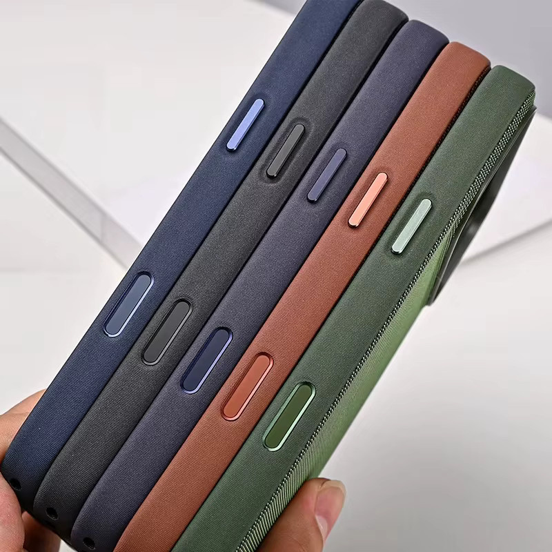 Apple MagSafe Gewebte Hülle für iPhone 17 Pro Max in Braun/Mehrfarbig mit KI-Kamera-Taste - Bild 2