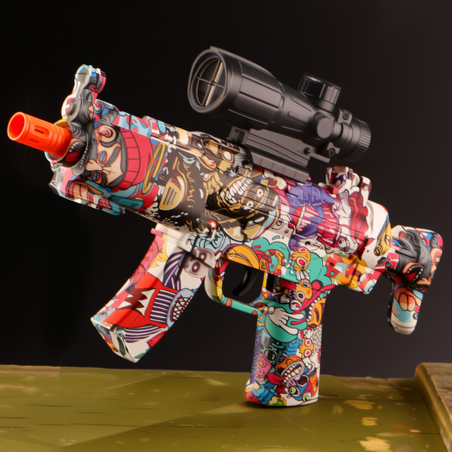 Braoom MP5 Manueller Slam Fire Gel Ball Blaster, Federbelastet - Bild 1