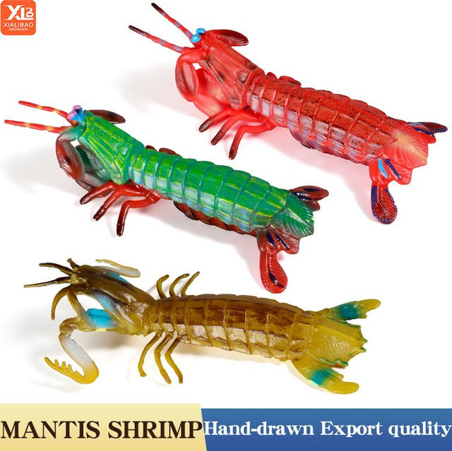 XIALIBAOMOWAN Mantis Garnele, Actionfiguren, Meerestiere, Bunt, Kunststoff - Bild 1