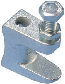 Erico Winkelklammer P1 verzinkt silber, Durchmesser: 13 mm, Breite: 26 mm - Bild 1