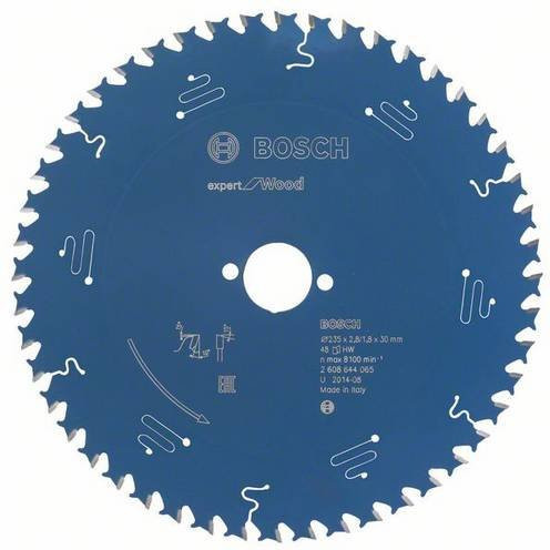 Bosch Expert for Wood Kreissägeblatt mit 48 Zähnen, Farbe: Blau, Durchmesser: 235 mm - Bild 1