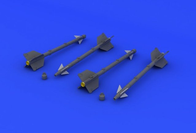 Eduard AIM-9D Sidewinder, Fahrzeuge, 1:48, Grau - Bild 1