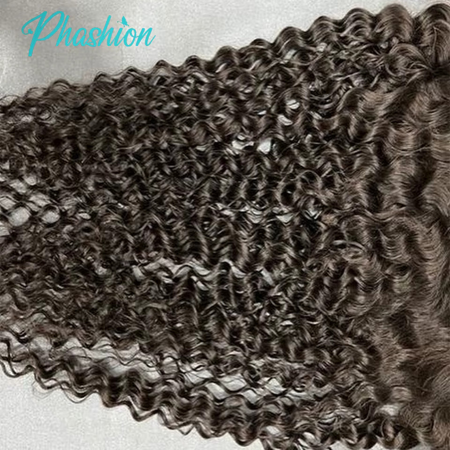 upermall HD-Spitze Perücke, 28 Zoll, tiefe Locken, 13x6, Echthaar - Bild 4