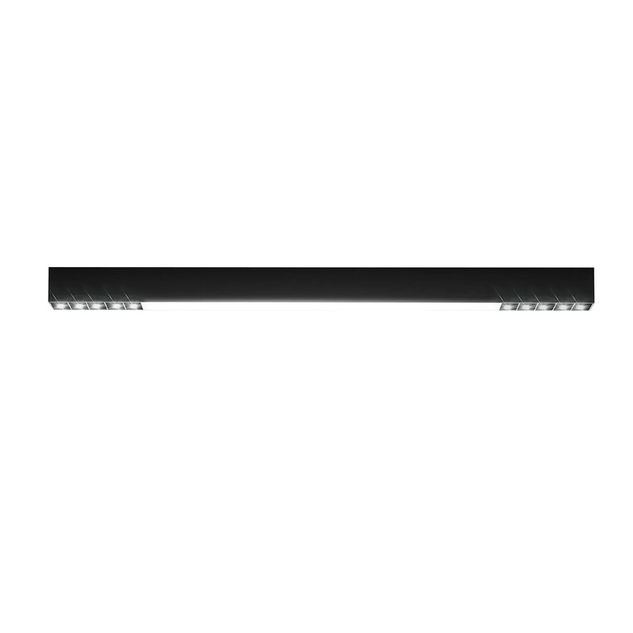 NETTLIFE LED Deckenleuchte aus Metall in Schwarz, dimmbar mit Fernbedienung, Breite: 80 cm - Bild 2