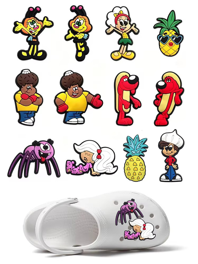 12-teiliges Cartoon-Schuhcharms-Set, Kinder, Hot Toys - Bild 6
