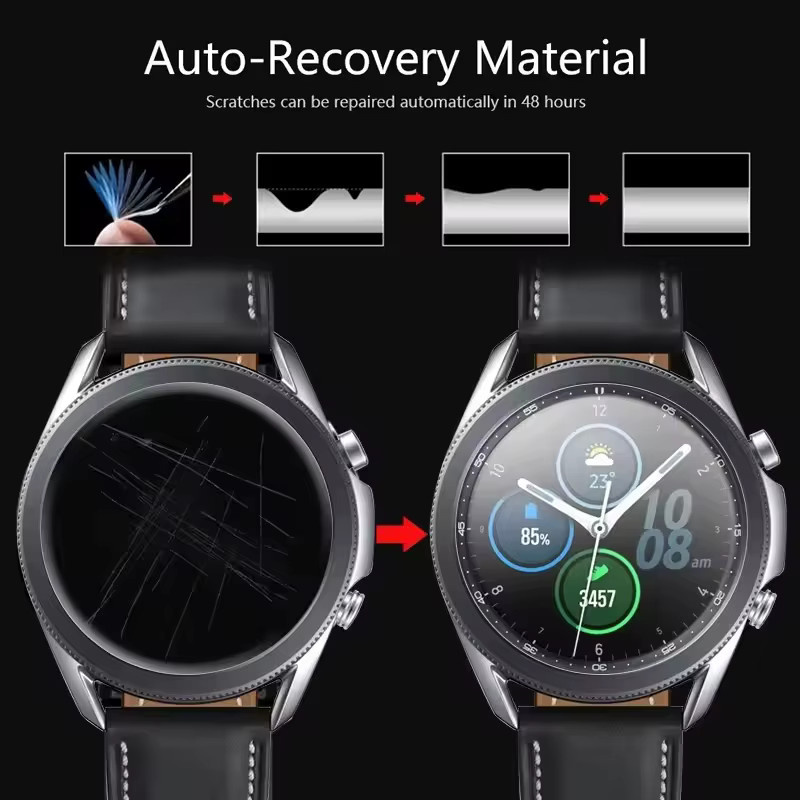 5 Stück Hydrogel-Schutzfolien für Garmin Forerunner 970 165 265 965 570 47 mm 42 mm und Venu 3 Vivoactive 5, transparent - Bild 2