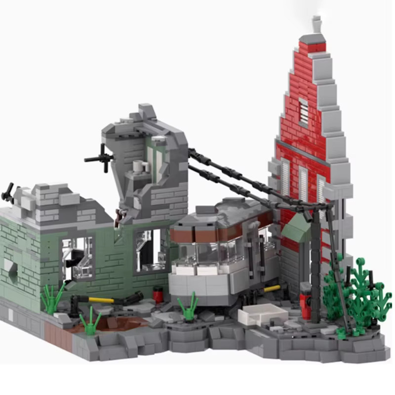 BRICKPANDA WW2 Militär Graben Wachturm Bausteine, Soldat Figuren, Bunt / Mehrfarbig - Bild 2