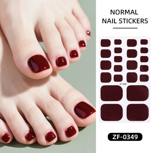 22tips Fußnagel-Sticker Wraps, Glänzend, Unisex - Bild 1