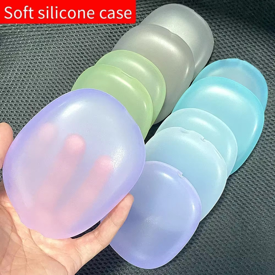 CHONGJIZHE 4-in-1 Silikon Schutzhülle für Apple AirPods Max in Blau - Bild 3